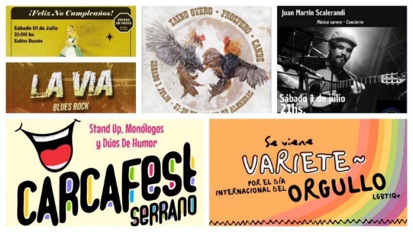 La agenda cultural del fin de semana tandilense